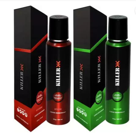 Killer Storm  Marine Deodorant Spray For Men & Women