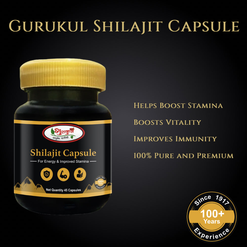 Gurukul Ayurved Pharmacy Shilajit Capsule