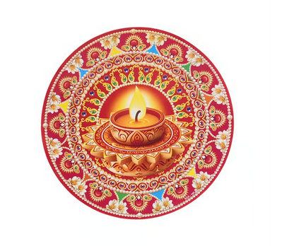 Festival Decor Rangoli Sticker - Original Product Photo