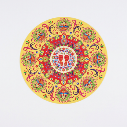 Rangoli Sticker - White Background