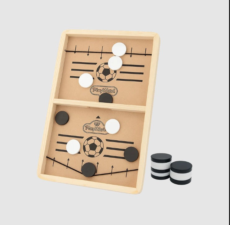 Toyshine Junior Fast Sling Puck String Hockey