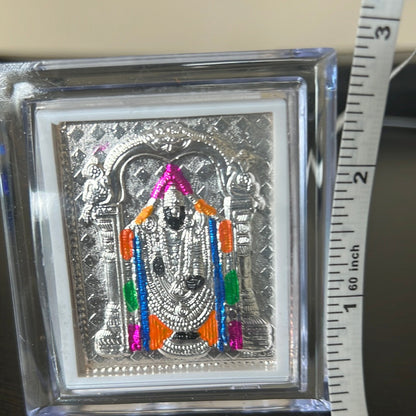 Pure Silver Foil Balaji Picture Frame