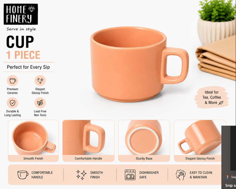 Home Finery Cup Set of 1