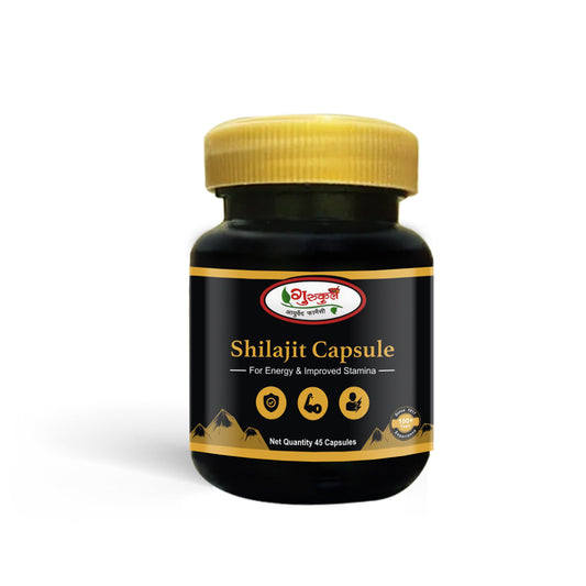 Gurukul Ayurved Pharmacy Shilajit Capsule