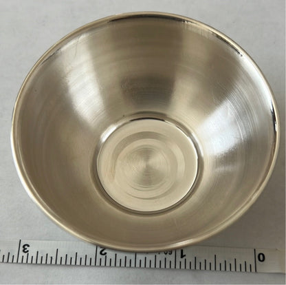 Pure Silver Bowl And Spoon