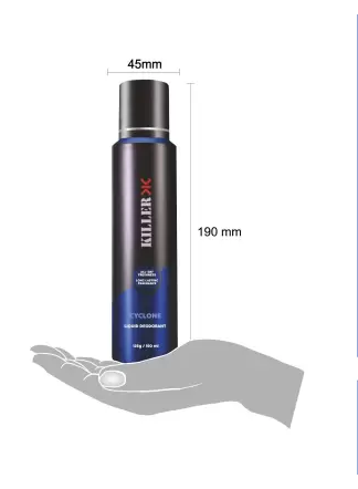 Killer Wave  Marine And Cyclone Deodorant Spray For Men