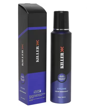 Killer Ocean Cycolne Deodorant Spray For Men