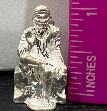 Pure Silver Sai Baba Idol