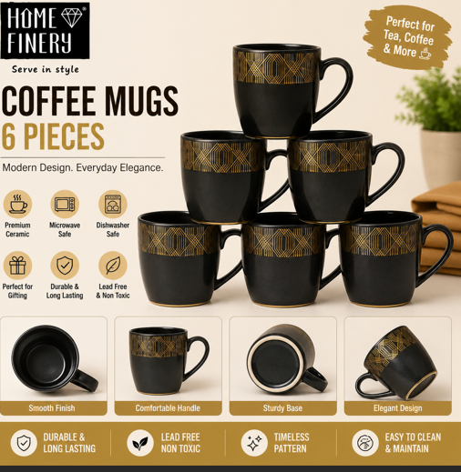 Home Finery Cup Set of 9