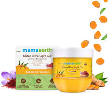Mamaearth Deep Hydration Ubtan Ultra Light Oil Free Moisturizer with Turmeric & Saffron