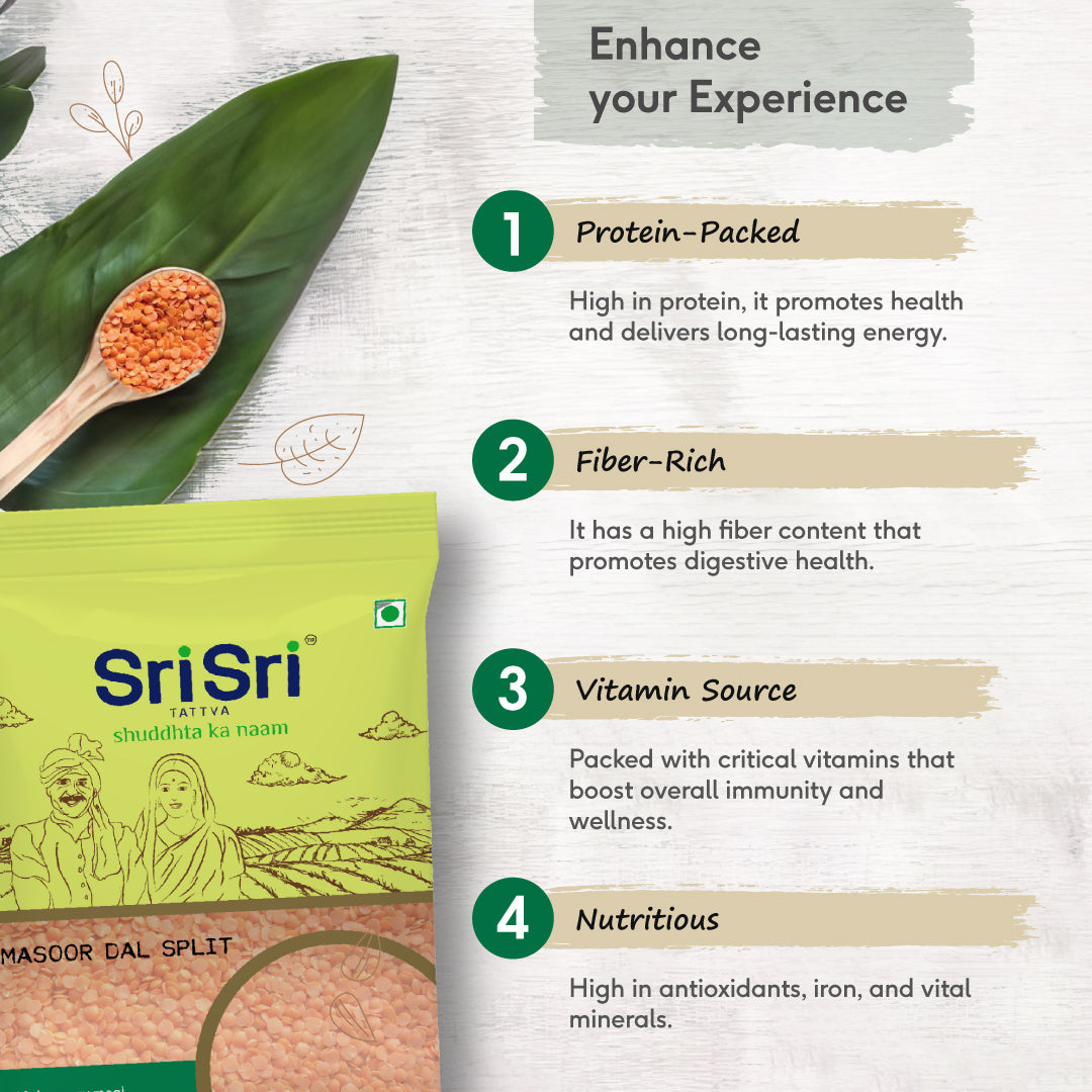 Sri Sri Tattva Masoor Dal Split