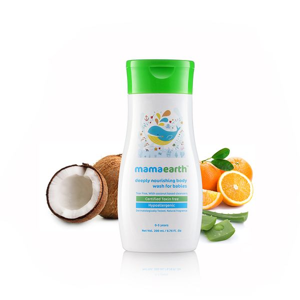 Mamaearth Natural Tear Free Baby Body Wash