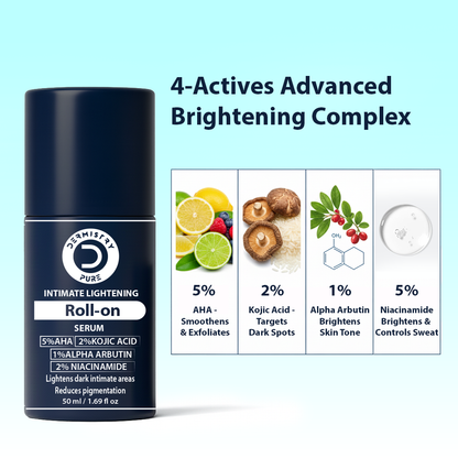 Dermistry Intimate Lightening Roll-On for Dark Areas Skin Care