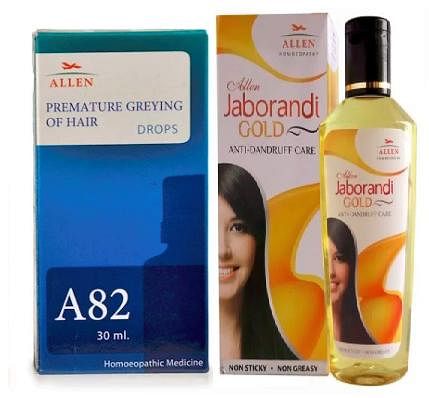 Allen Hair Care Combo A82 + Jaborandi Gold Oil packet of 1 Kit