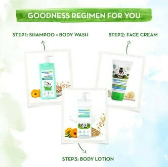 Mamaearth Milky Soft Head to Toe Wash With Oats Milk and Calendula For Babies