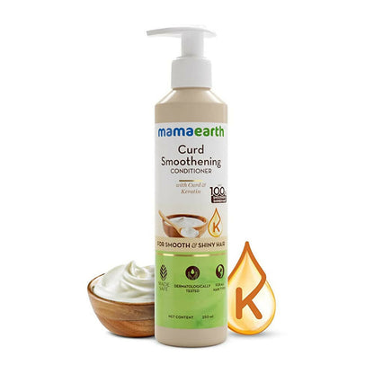 Mamaearth Curd Smoothening Conditioner for Smooth and Shiny Hair