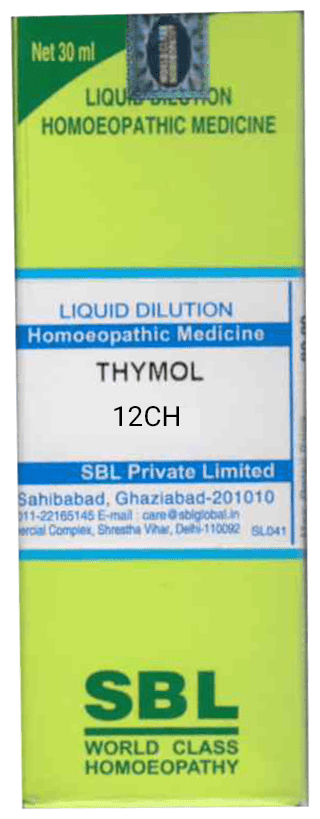 SBL Thymol Dilution 12 CH