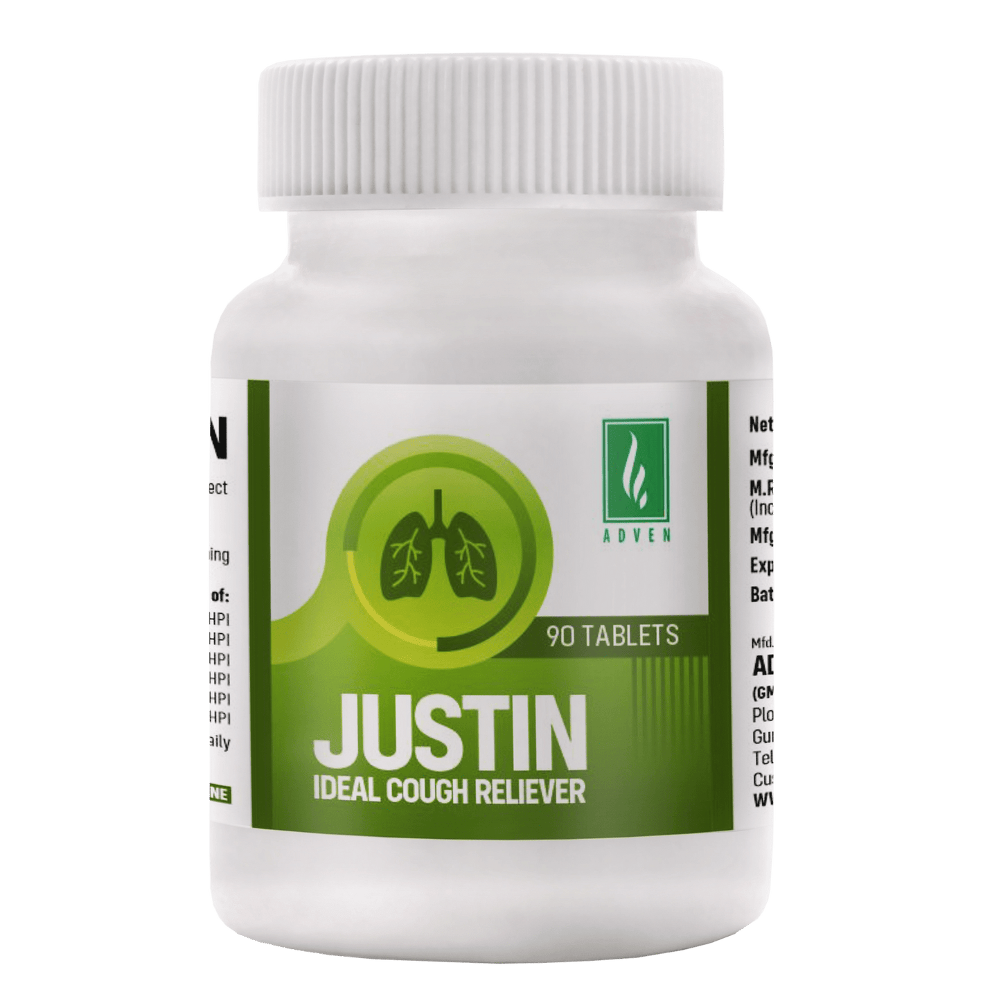 Adven Justin Tablets Cough Reliever Ideal Cough Reliver 