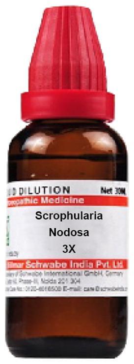 Dr Willmar Schwabe India Scrophularia Nodosa Dilution 3X