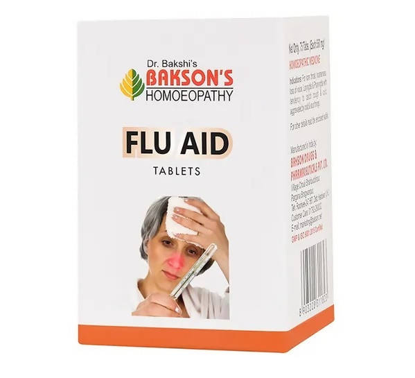 Bakson's Homeopathy Flu Aid Tablets - PUSHMYCART