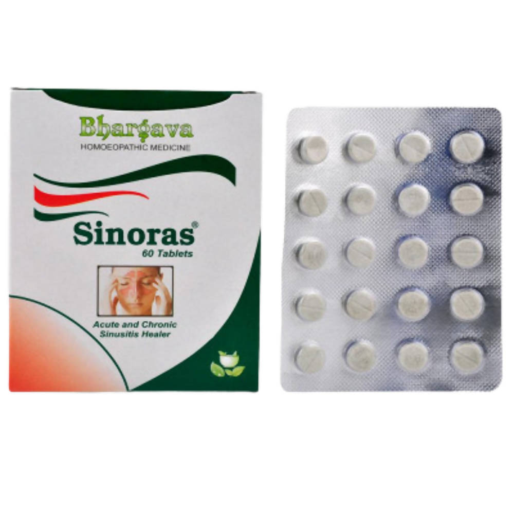 Dr. Bhargava Homeopathy Sinoras Tablets - PUSHMYCART