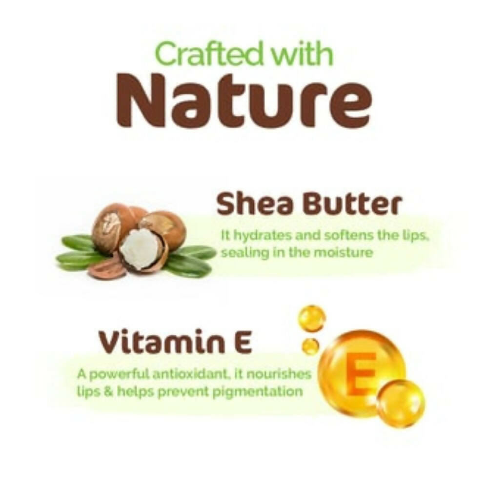 Mamaearth Nourishing 100% Natural Lip Balm With Vitamin E and Shea Butter