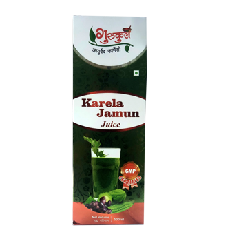 Gurukul Ayurved Pharmacy Karela Jamun Juice