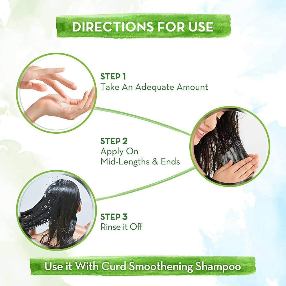 Mamaearth Curd Smoothening Conditioner for Smooth and Shiny Hair