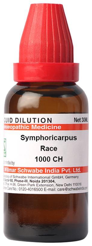 Dr Willmar Schwabe India Symphoricarpus Race Dilution 1000 CH