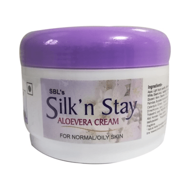 SBL Silk N Stay Aloe Vera Cream for Normal / Oily Skin 100gms - PUSHMYCART