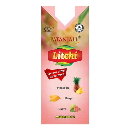 Patanjali Litchi Beverage (Tetrapack)