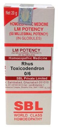 SBL Rhus Toxicodendron 0/6 LM