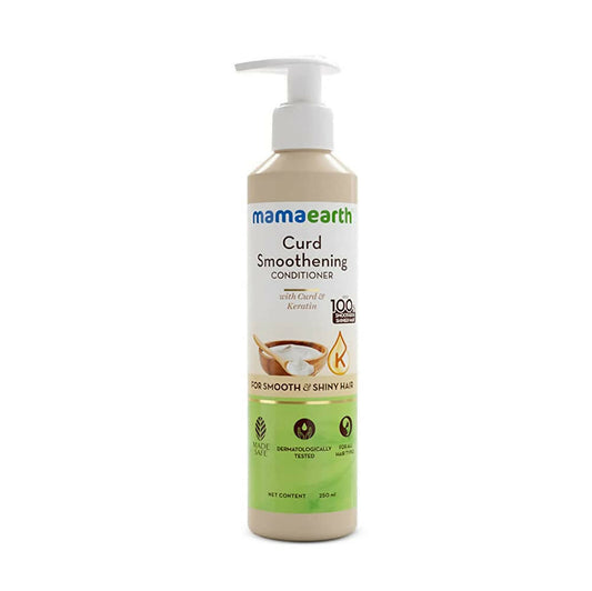 Mamaearth Curd Smoothening Conditioner for Smooth and Shiny Hair