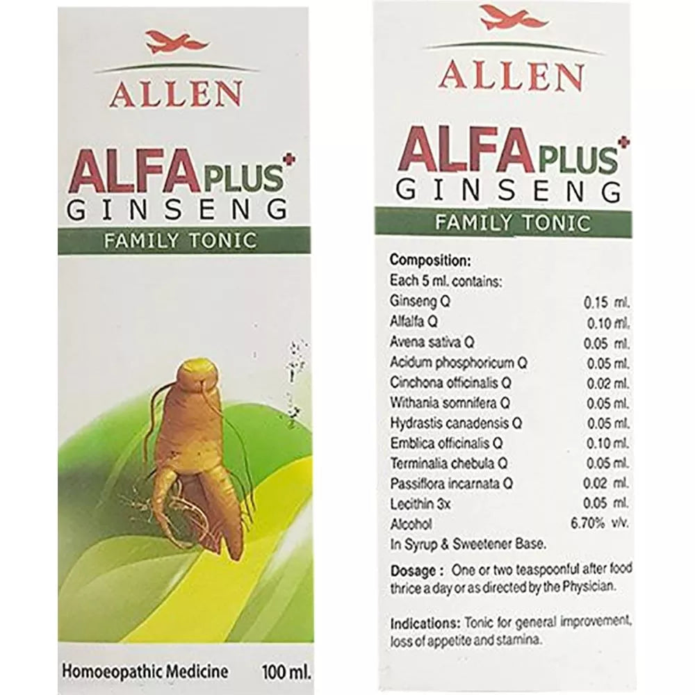 Allen Alfa Plus Ginseng Family Tonic