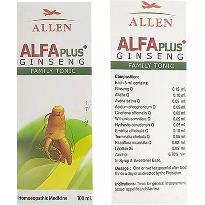 Allen Alfa Plus Ginseng Family Tonic
