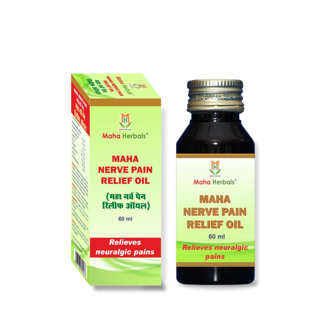 Maha Herbals Maha Nerve Pain Relief Oil
