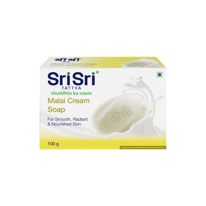 Sri Sri Tattva Malai Cream Soap 100g - PUSHMYCART