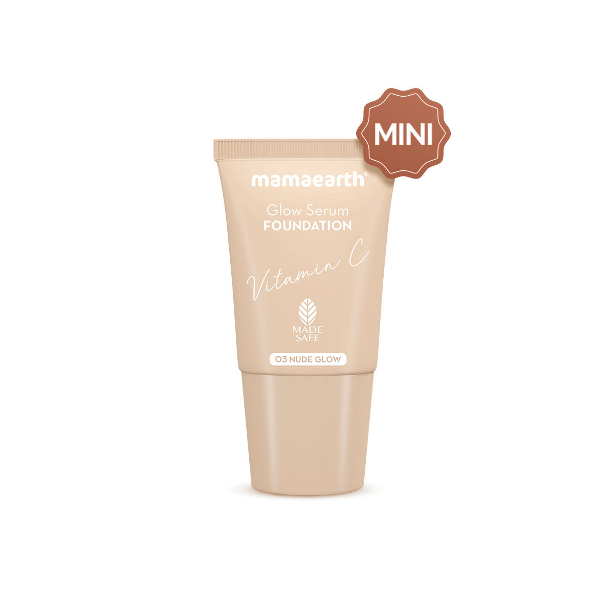 Mamaearth Glow Serum Foundation Mini Tube Nude Glow