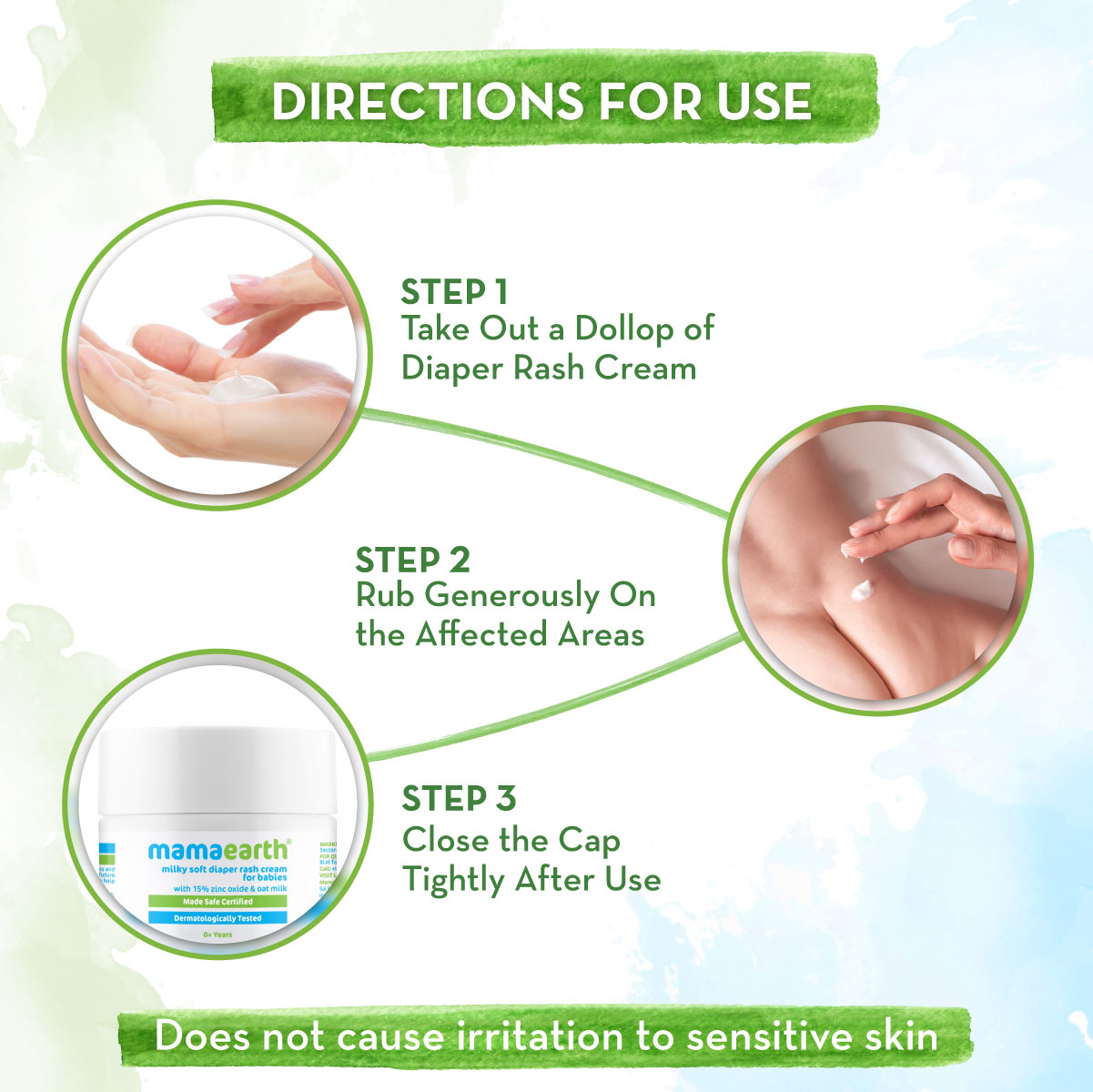 Mamaearth Milky Soft Diaper Rash Cream for Babies 50g
