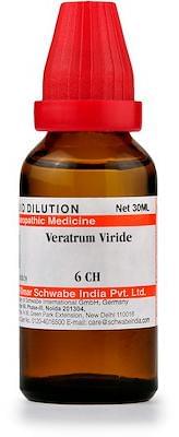 Dr Willmar Schwabe India Veratrum Viride Dilution 6 CH