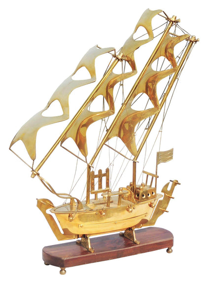 Brass Table Ship