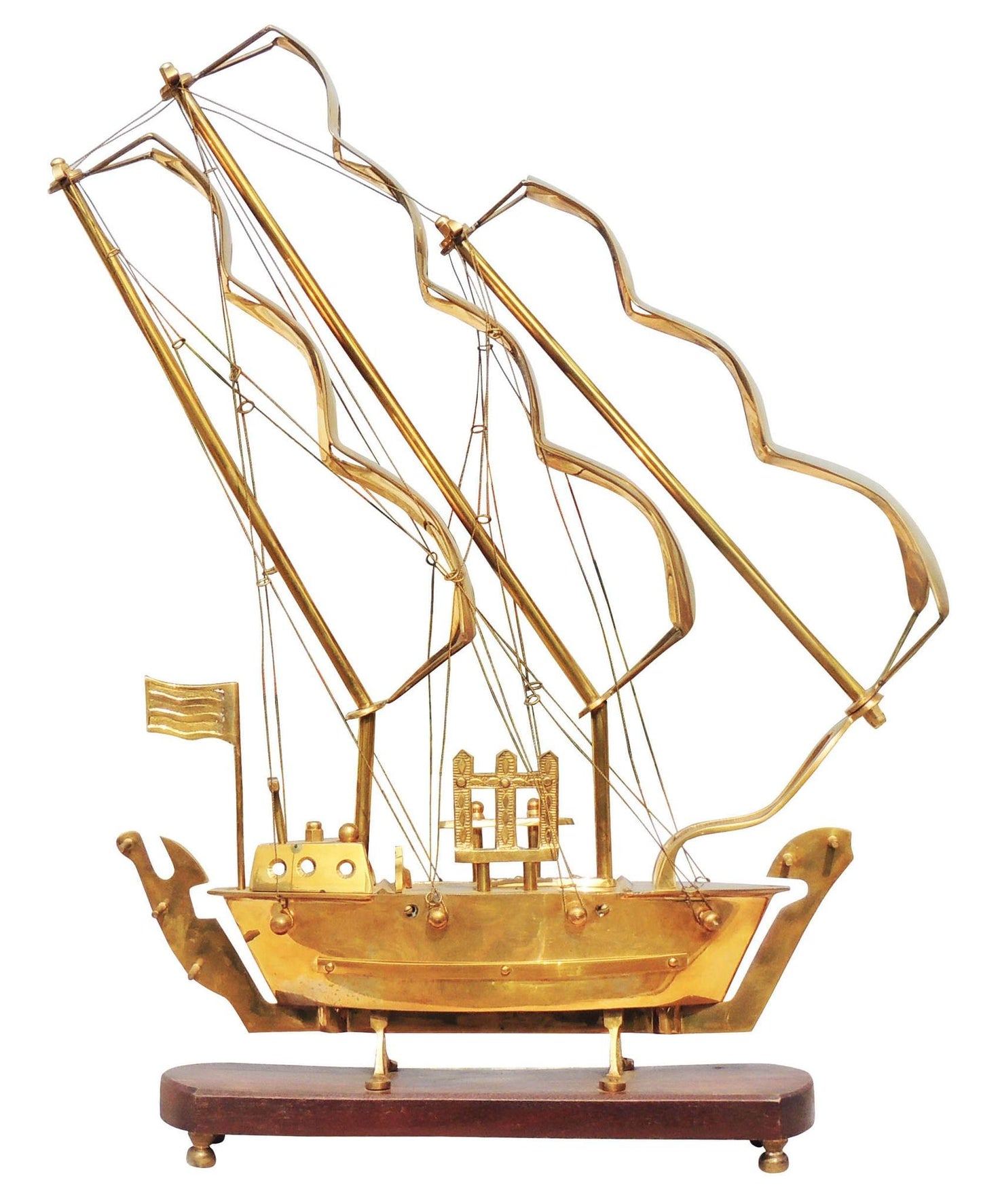 Brass Table Ship