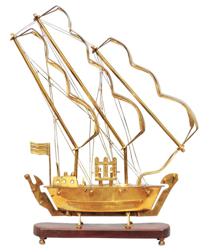 Brass Table Ship