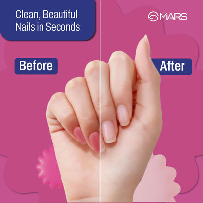 Mars Miss Wipe out| Acetone-Free Nail Polish Remover Wipes