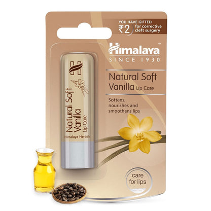 HIMALAYA NATURAL SOFT VANILLA LIP CARE 4.5