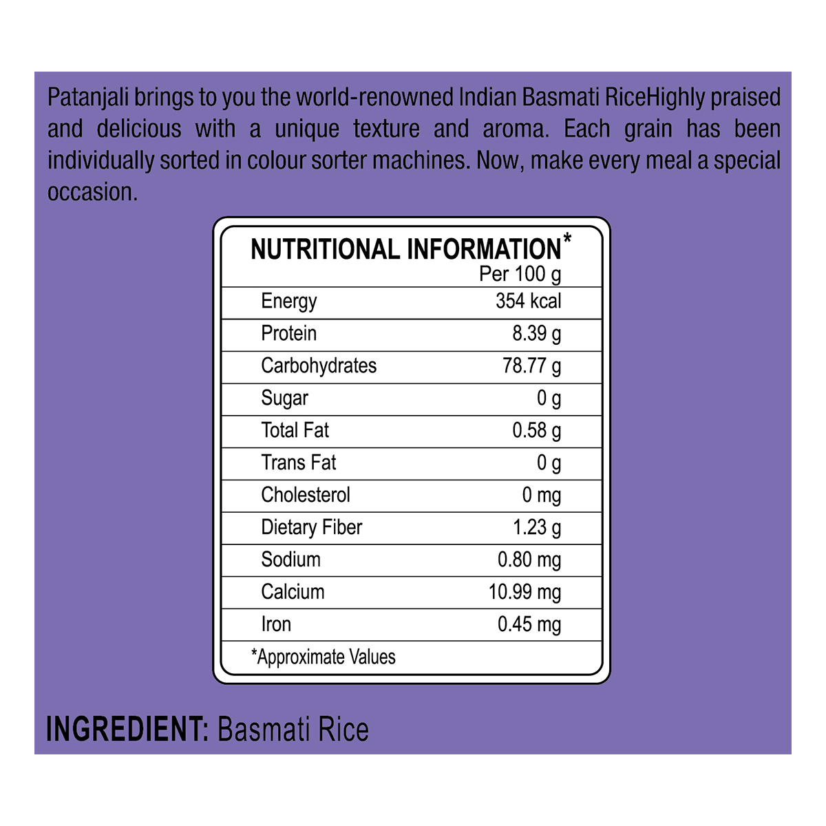 Patanjali Shakti Mini Mogra Basmati Rice