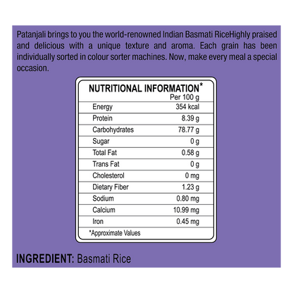 Patanjali Shakti Mini Mogra Basmati Rice