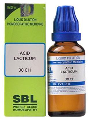 SBL Acid Lacticum Dilution 30 CH