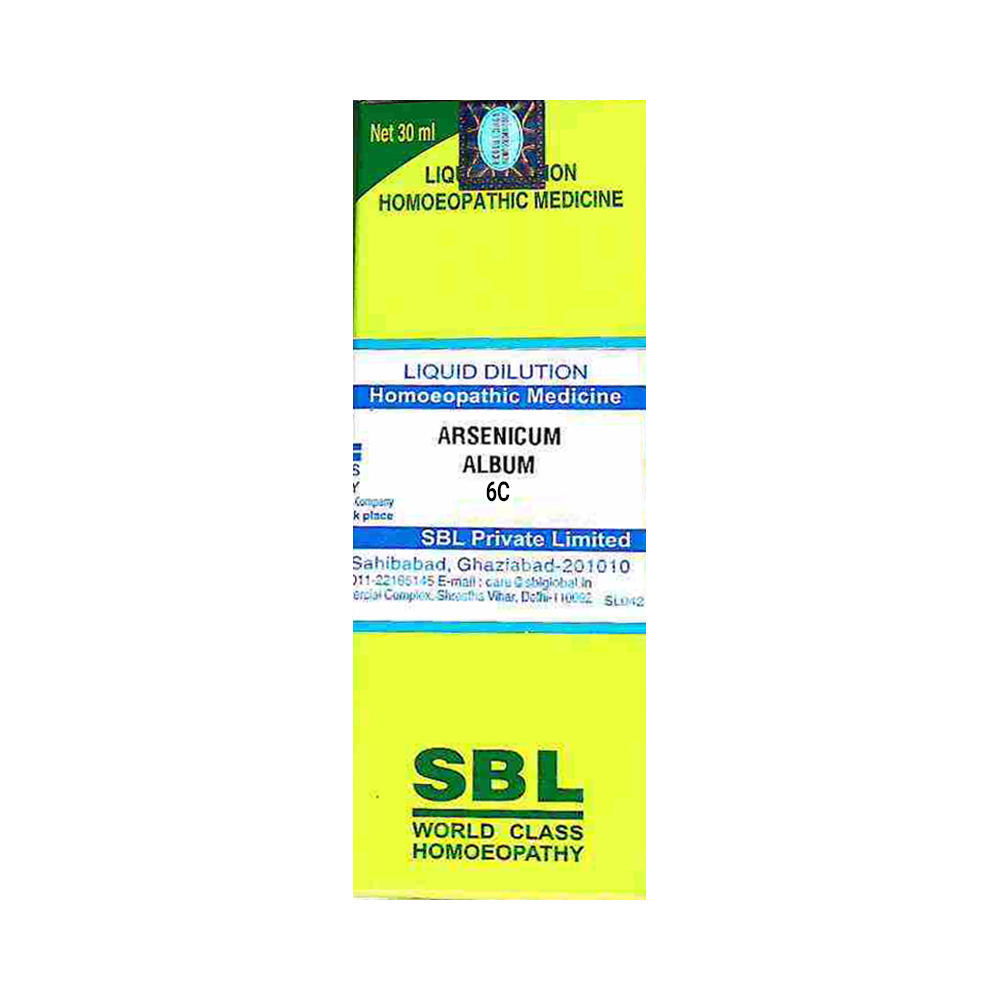 SBL Arsenicum Album Dilution 6 CH