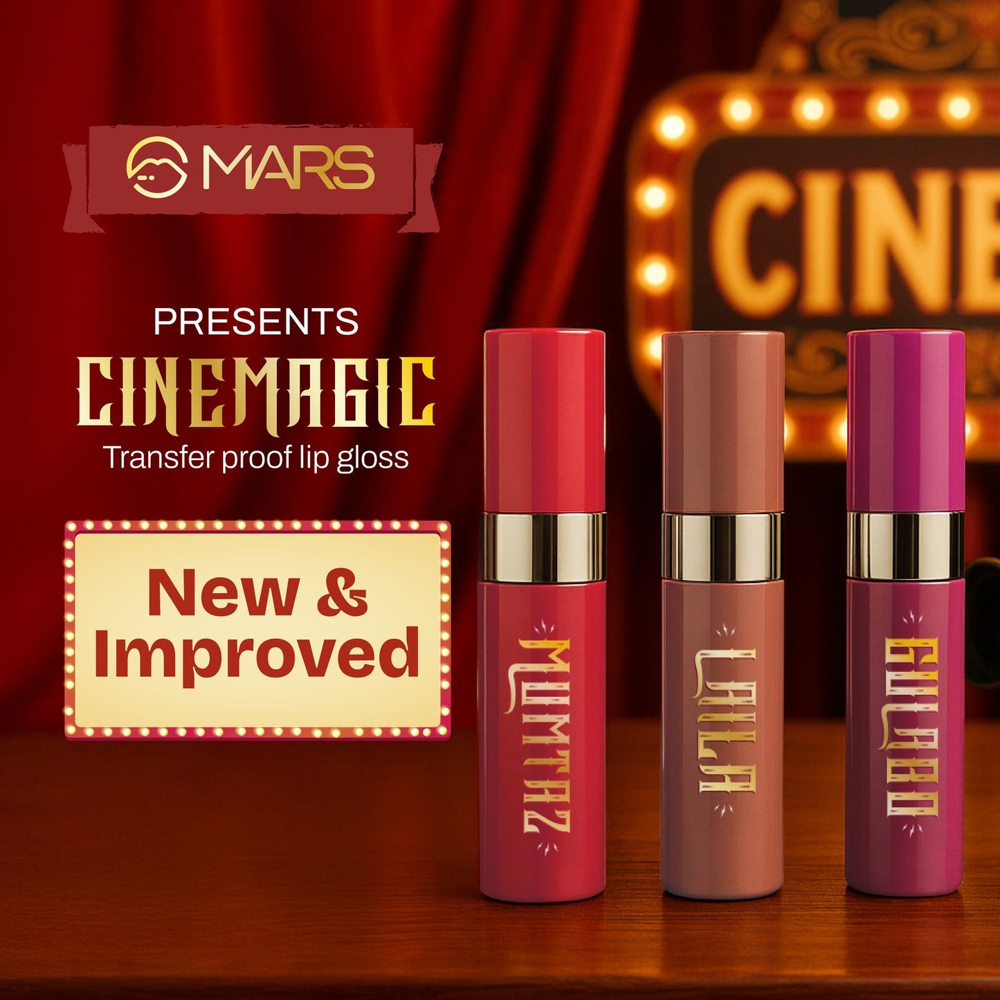 Mars CineMagic | Non Transfer Lip Gloss
